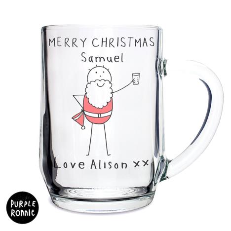 Personalised Purple Ronnie Christmas Santa Tankard £10.99